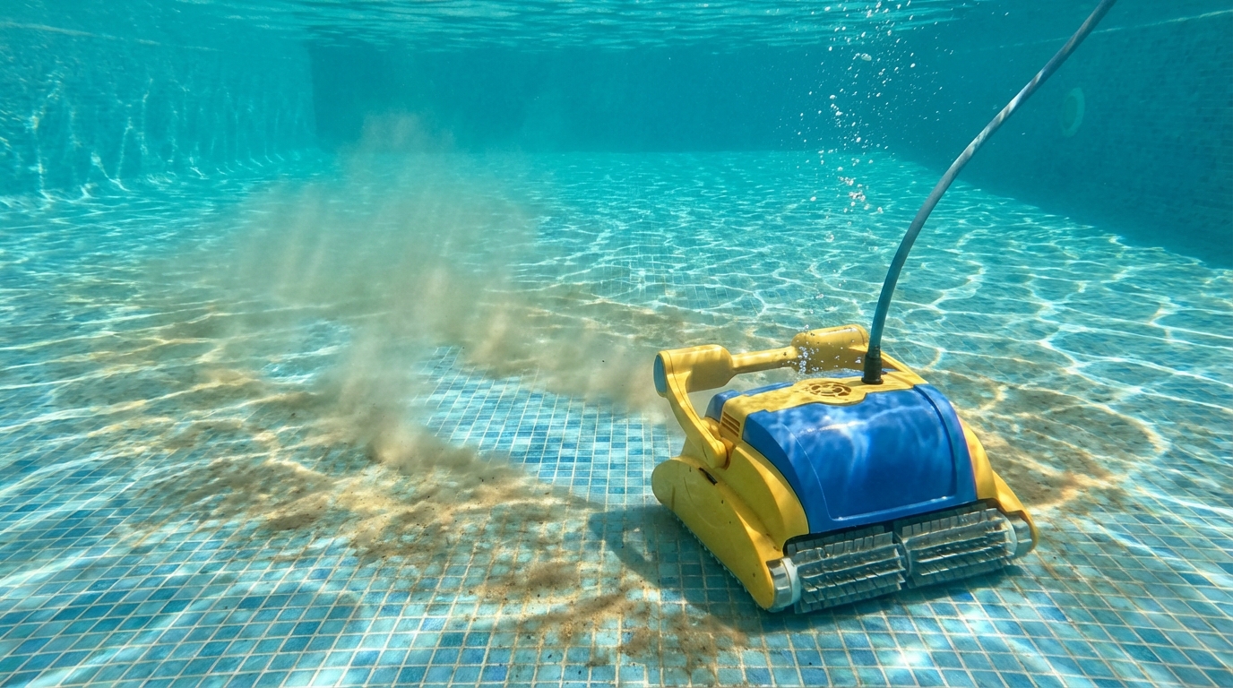 découvrez l'origine de la poussière marron au fond de votre piscine et apprenez les méthodes efficaces pour l'éliminer rapidement et préserver la propreté de votre eau.